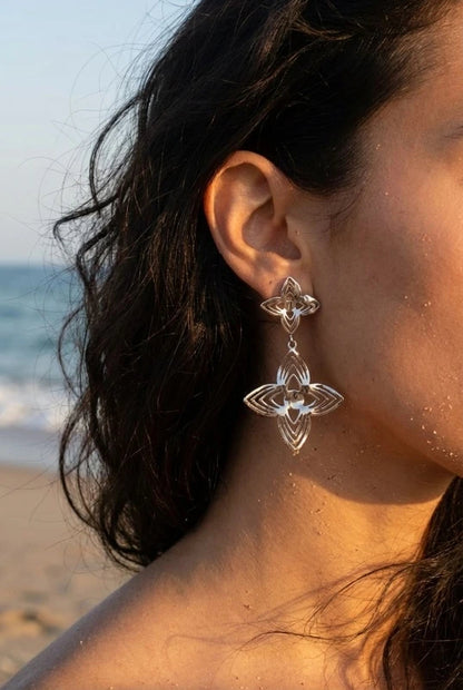 Boucles d’oreilles en acier inoxydable