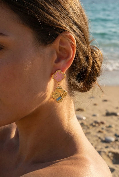 Boucles d’oreilles en acier inoxydable