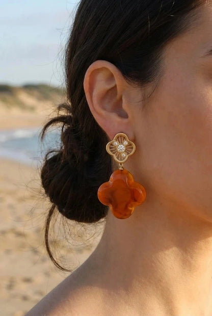 Boucles d’oreilles en acier inoxydable