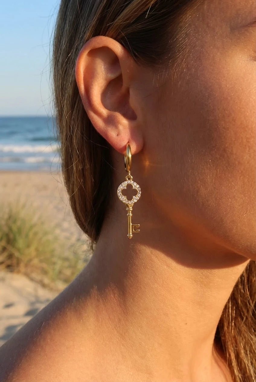 Boucles d’oreilles en acier inoxydable