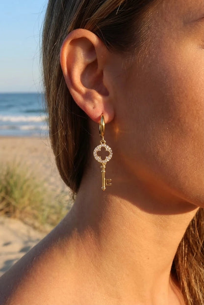 Boucles d’oreilles en acier inoxydable