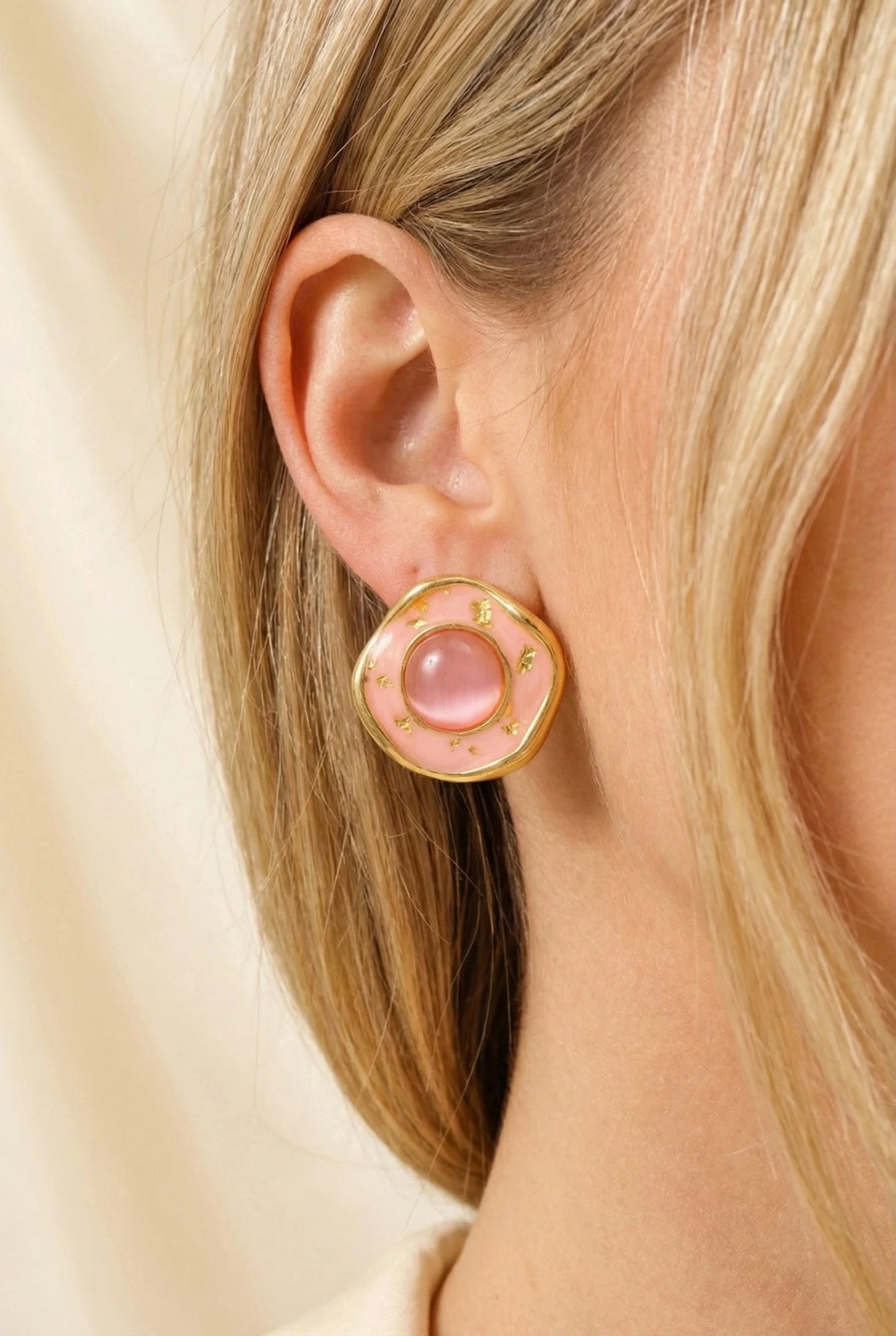 Boucles d’oreilles en acier inoxydable
