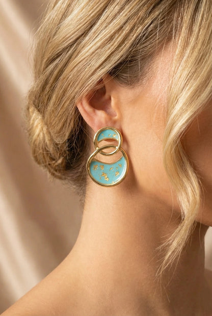 Boucles d’oreilles en acier inoxydable