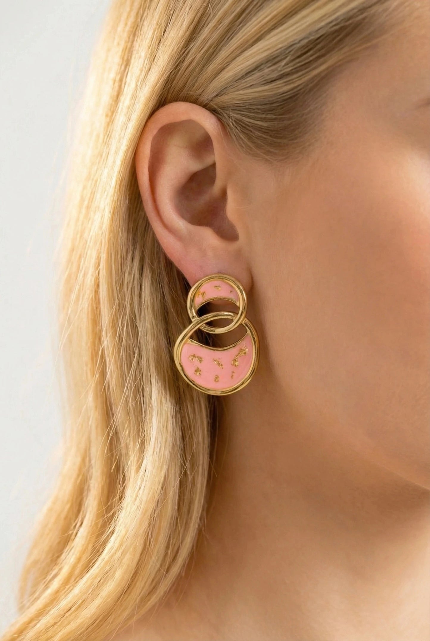 Boucles d’oreilles en acier inoxydable