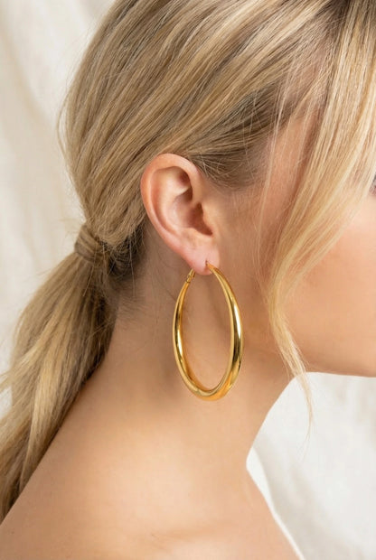 Boucles d’oreilles en acier inoxydable