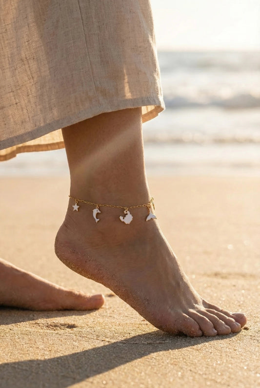 Chaînes de cheville en acier inoxydable