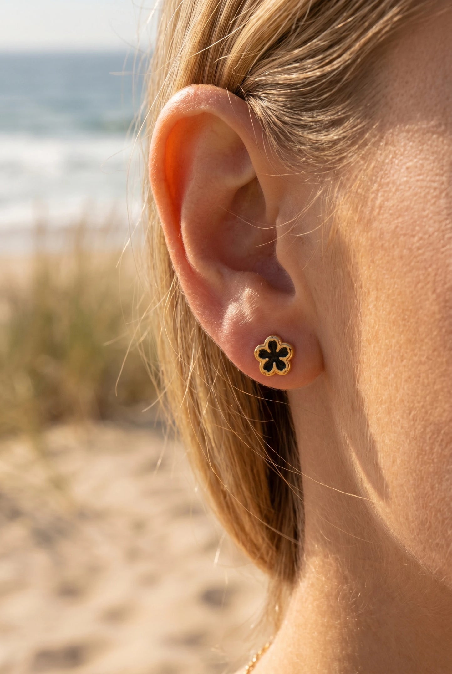 Boucles d’oreilles en acier inoxydable