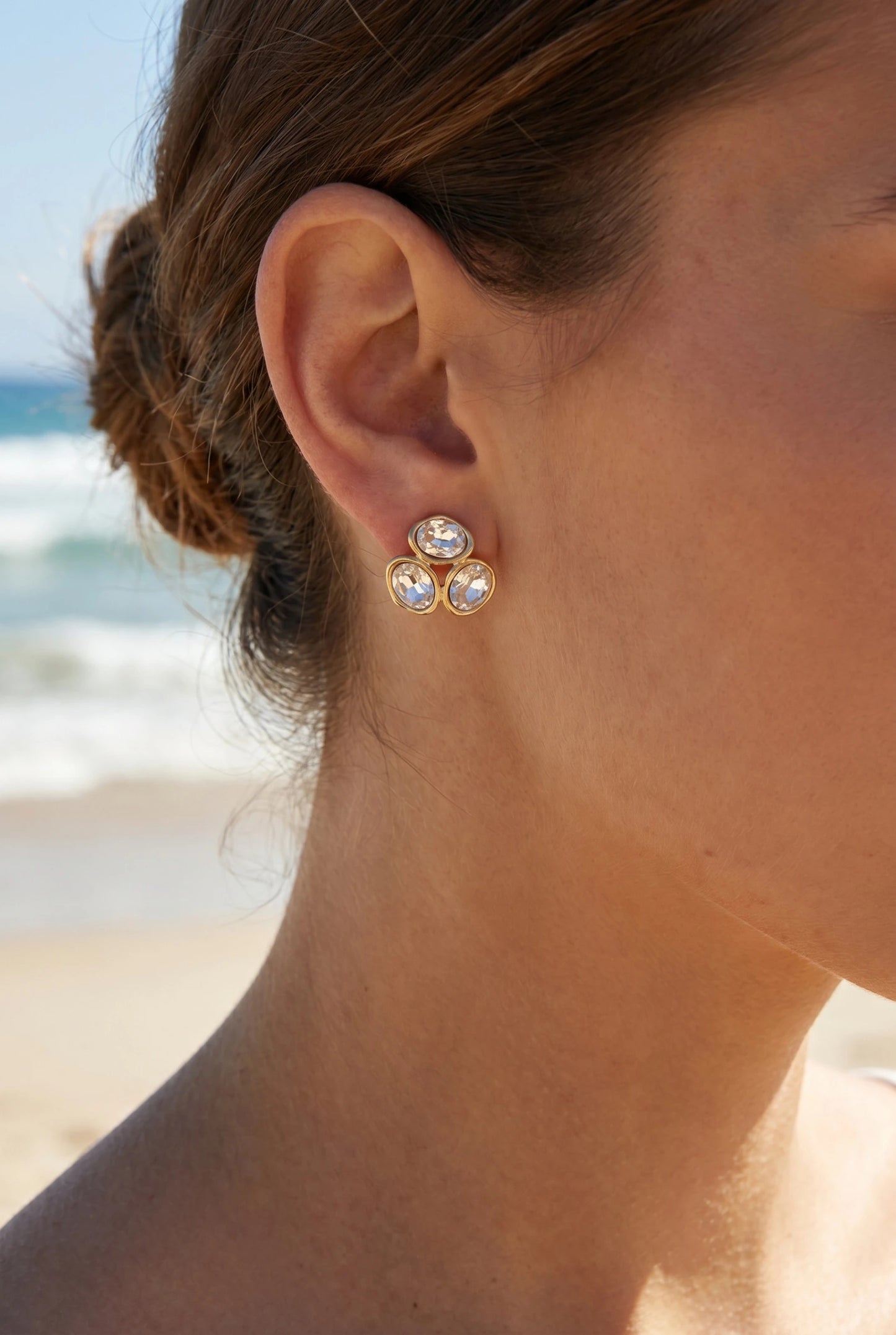 Boucles d’oreilles en acier inoxydable