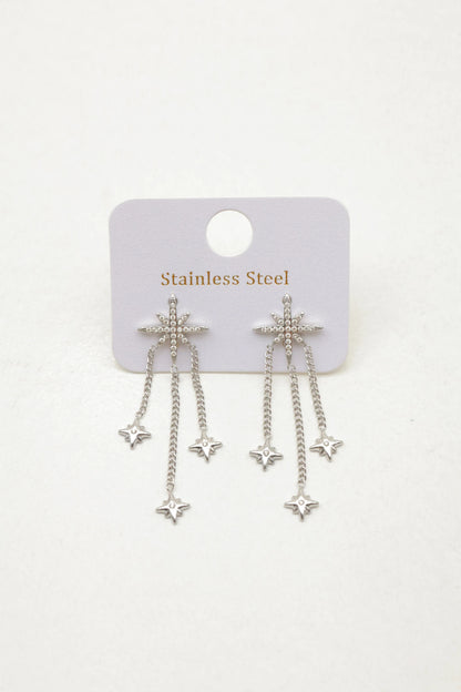 Boucles d’oreilles en acier inoxydable
