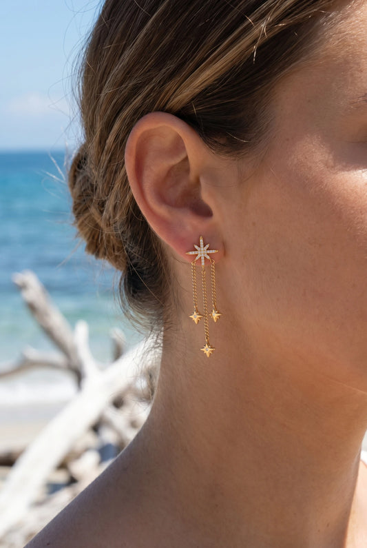 Boucles d’oreilles en acier inoxydable