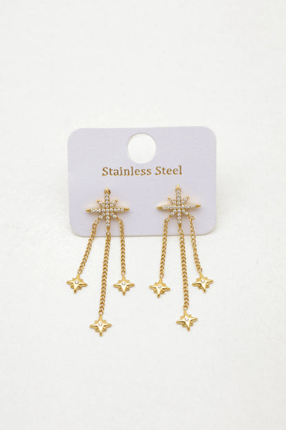 Boucles d’oreilles en acier inoxydable