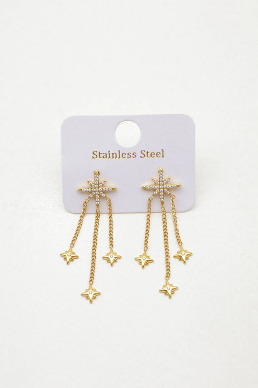 Boucles d’oreilles en acier inoxydable