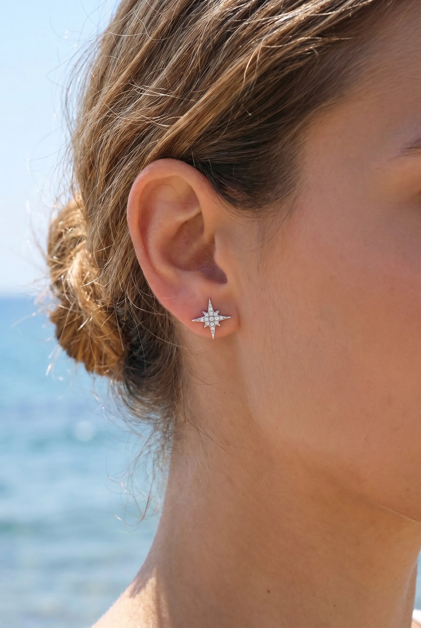 Boucles d’oreilles en acier inoxydable