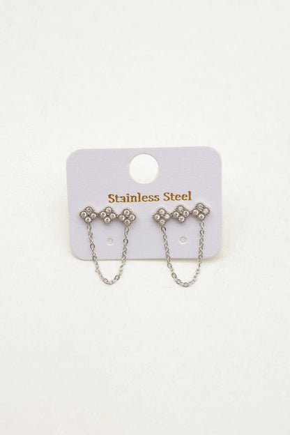 Boucles d’oreilles en acier inoxydable
