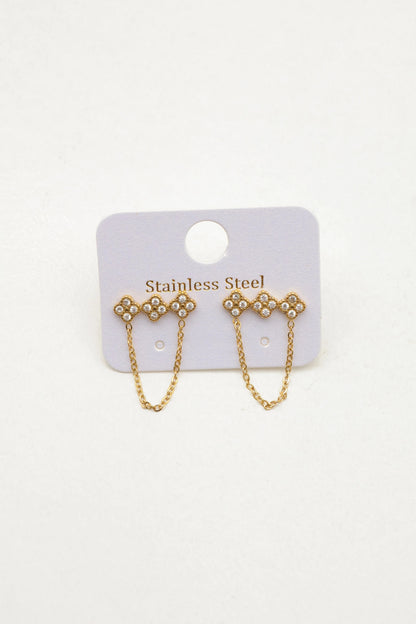 Boucles d’oreilles en acier inoxydable