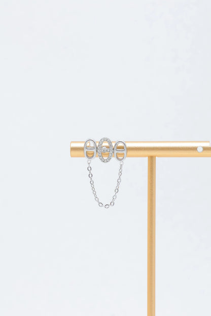 Boucles d’oreilles en acier inoxydable