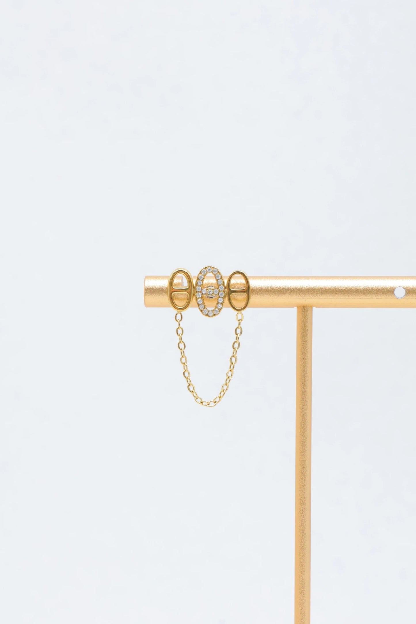 Boucles d’oreilles en acier inoxydable