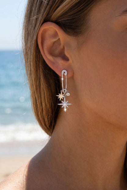 Boucles d’oreilles en acier inoxydable