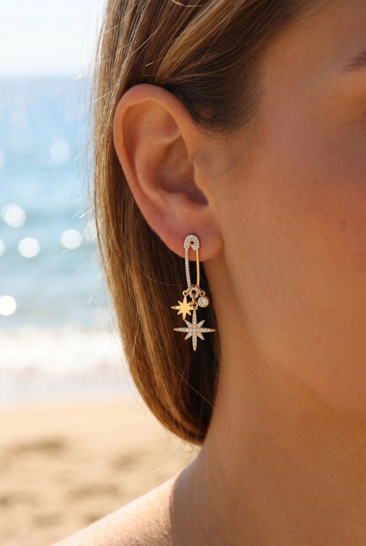 Boucles d’oreilles en acier inoxydable