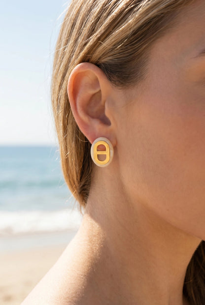 Boucles d’oreilles en acier inoxydable