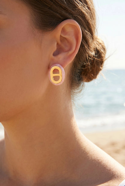 Boucles d’oreilles en acier inoxydable
