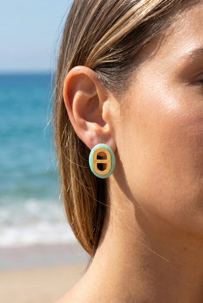 Boucles d’oreilles en acier inoxydable