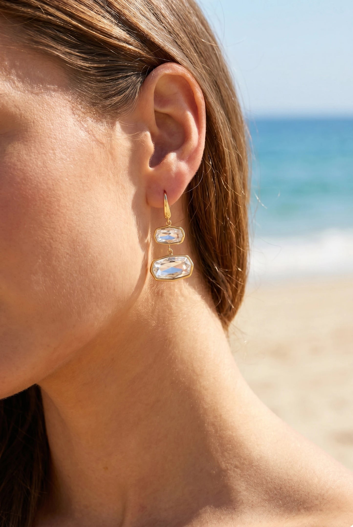 Boucles d’oreilles en acier inoxydable