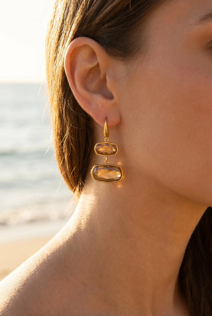 Boucles d’oreilles en acier inoxydable