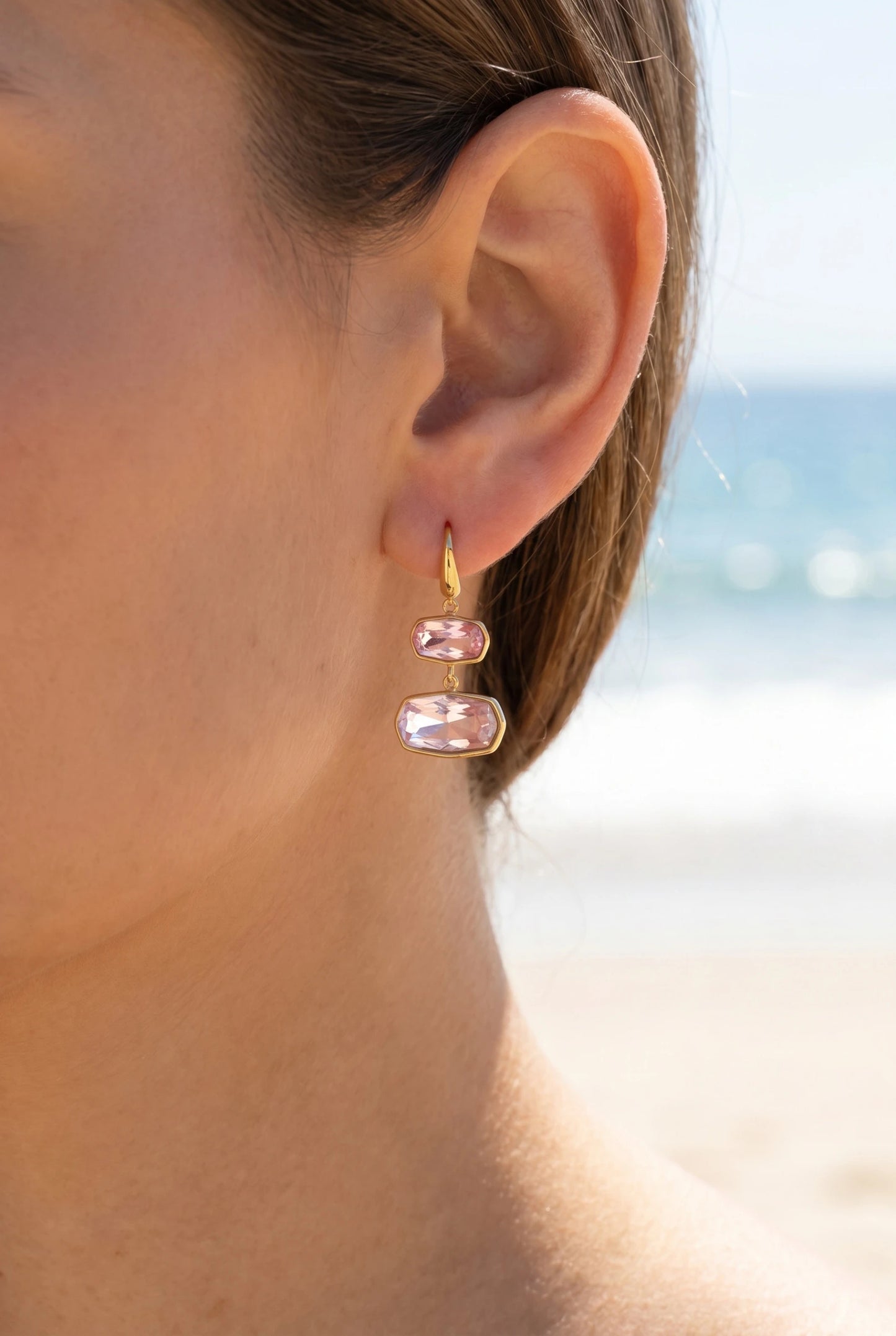 Boucles d’oreilles en acier inoxydable