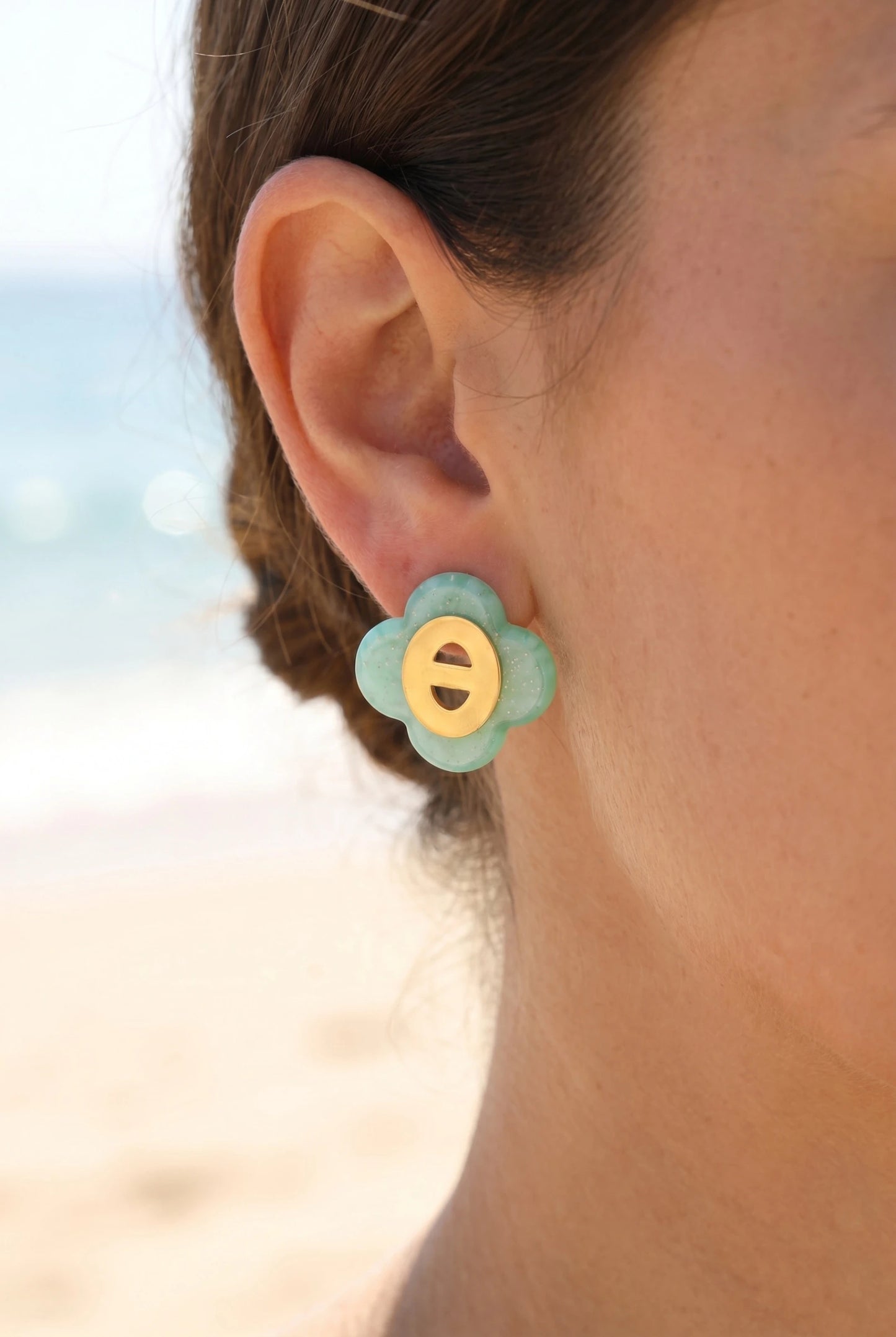 Boucles d’oreilles en acier inoxydable