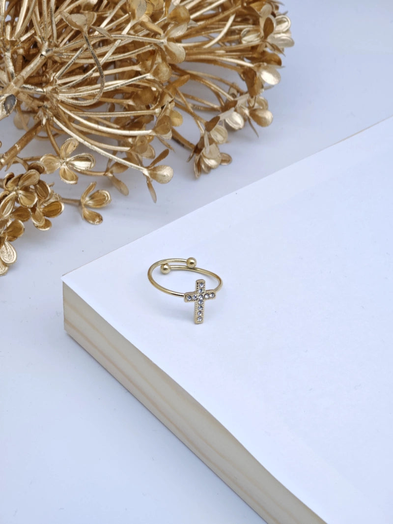 Bague en acier inoxydable ajustable - BLANC