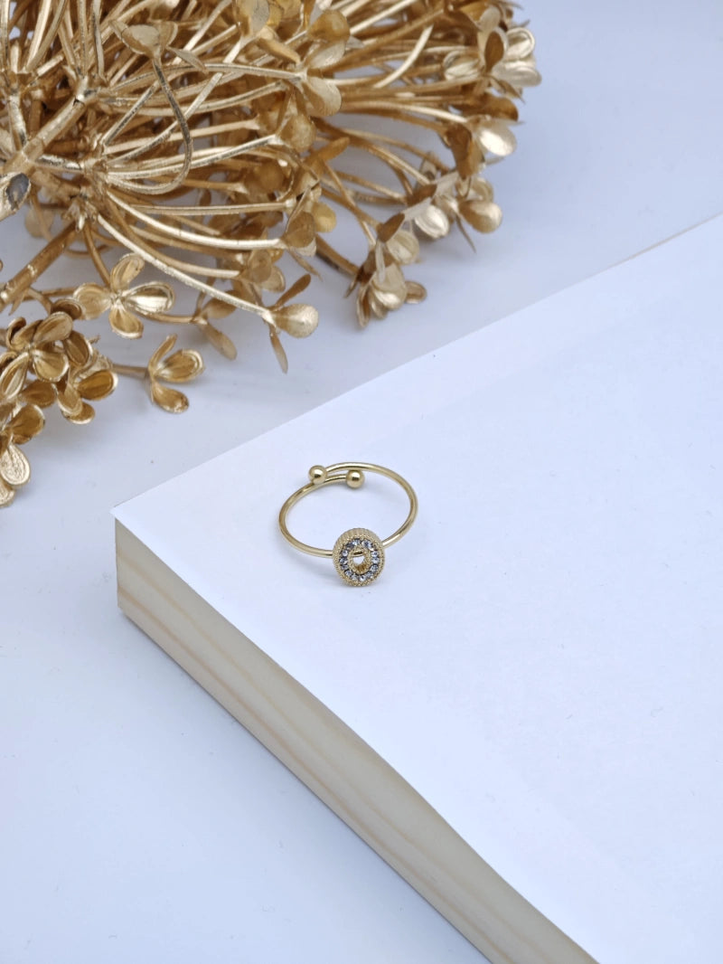 Bague en acier inoxydable ajustable - DORÉ