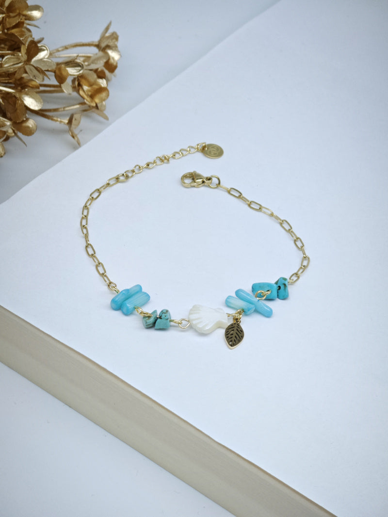 Bracelet en acier inoxydable - BLEU