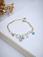 Bracelet en acier inoxydable - BLEU