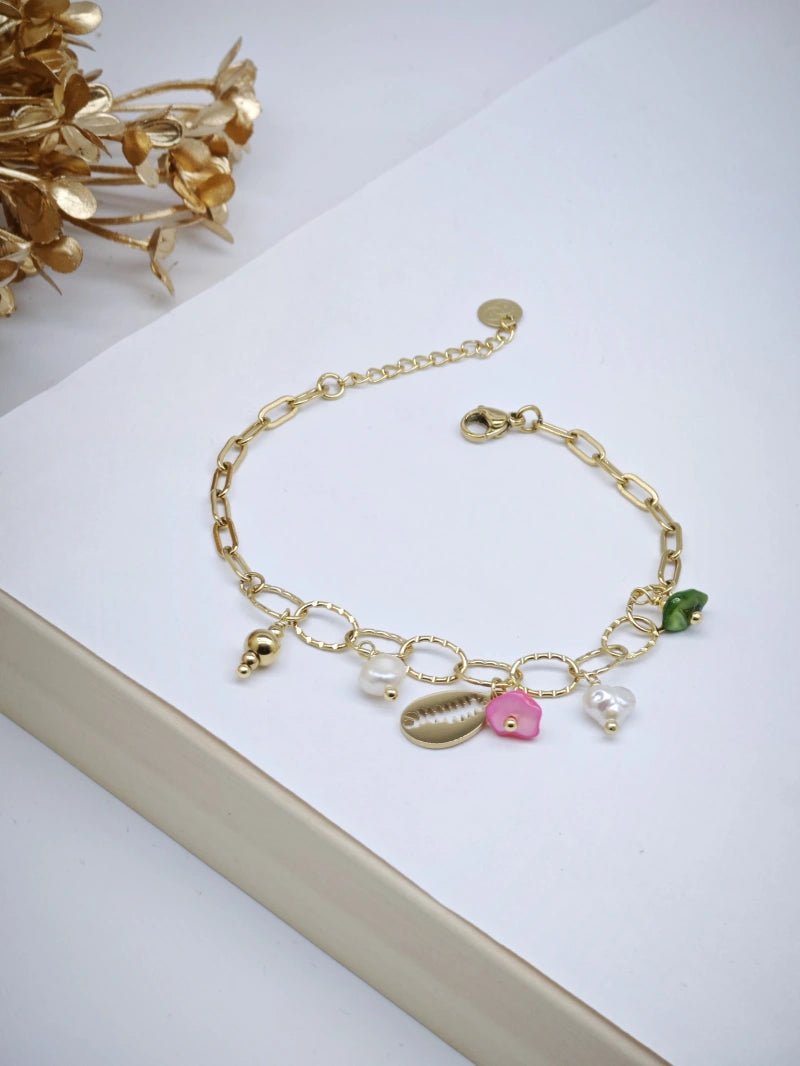 Bracelet en acier inoxydable - MULTICOLORE