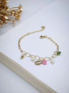 Bracelet en acier inoxydable - MULTICOLORE