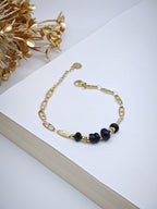 Bracelet en acier inoxydable - NOIR