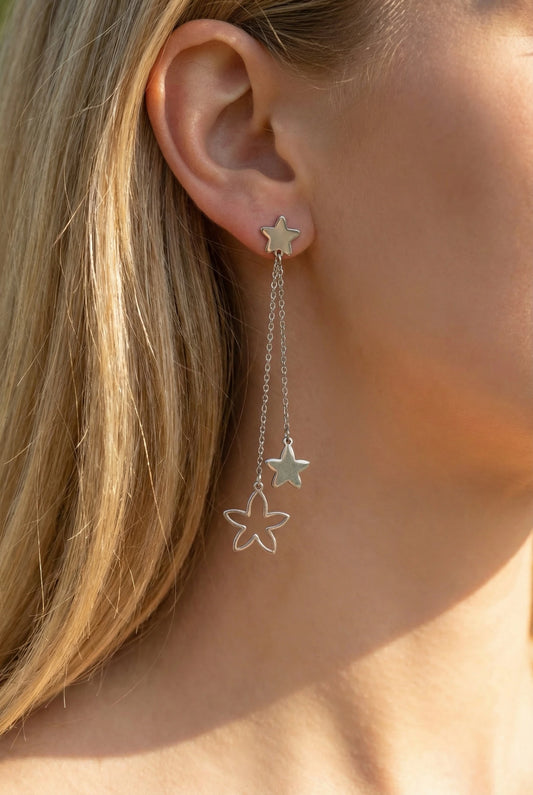 Boucles d’oreilles en acier inoxydable