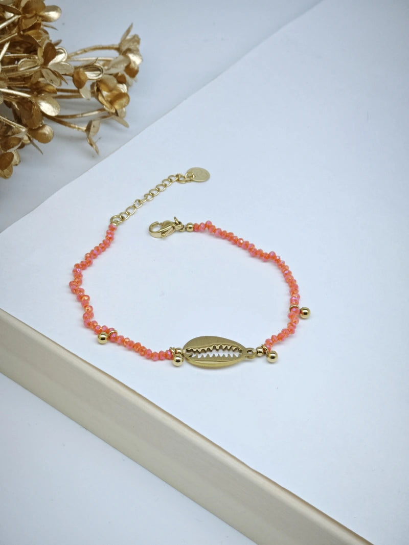 Bracelet en acier inoxydable - ORANGE