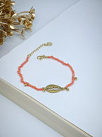 Bracelet en acier inoxydable - ORANGE