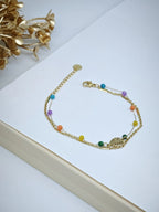 Bracelet en acier inoxydable - MULTICOLORE