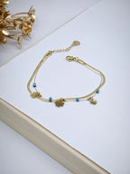 Bracelet en acier inoxydable - BLEU