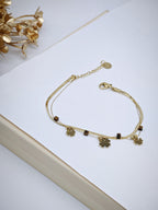 Bracelet en acier inoxydable - MARRON FONCÉ
