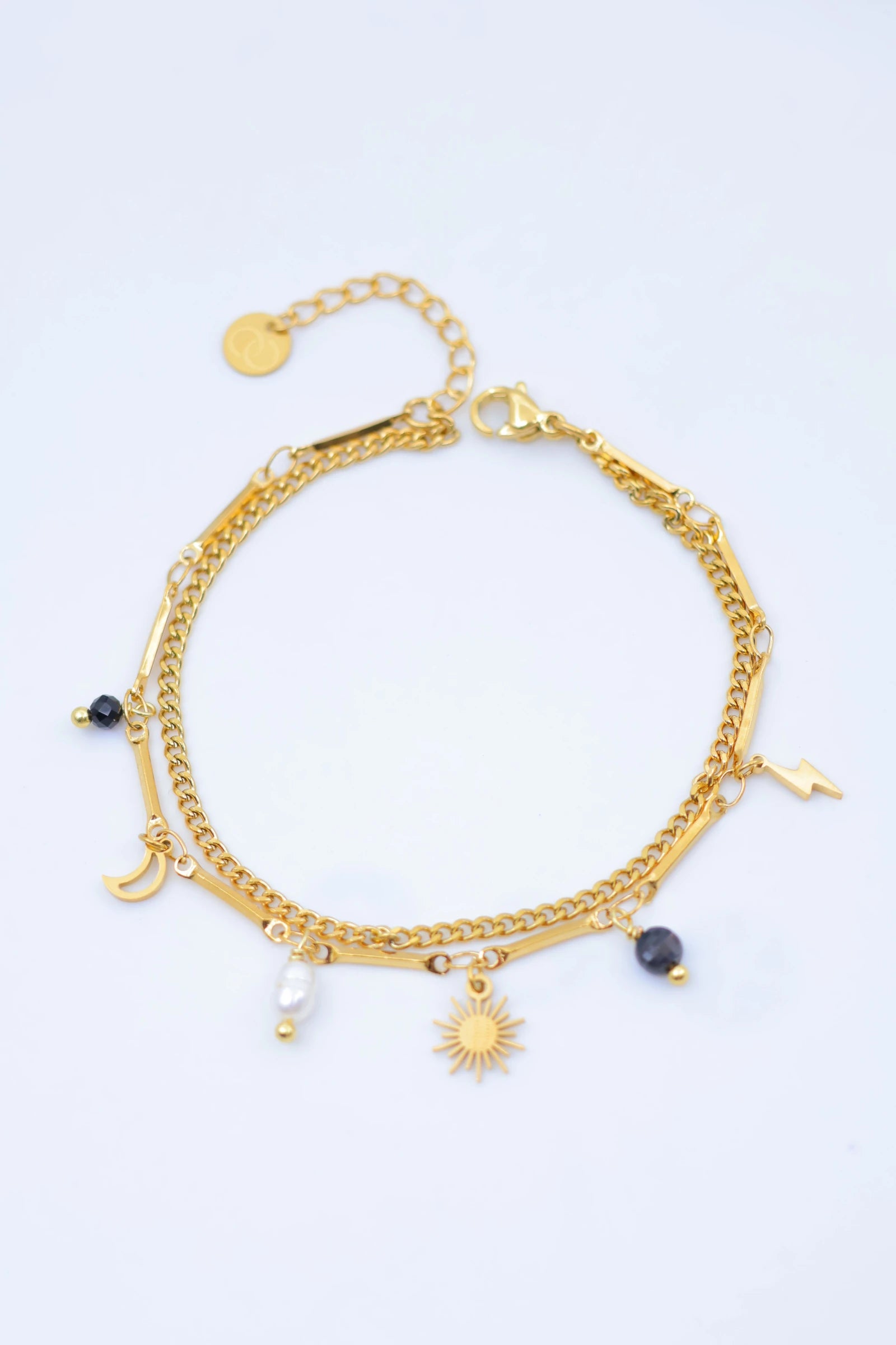 Bracelet en acier inoxydable - NOIR