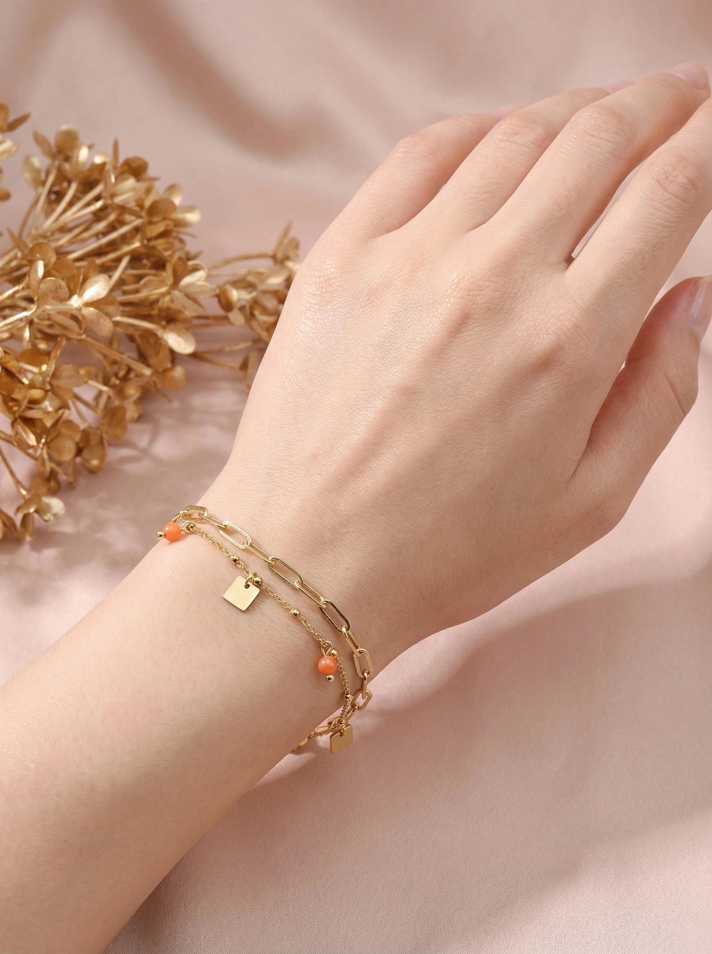 Bracelets en acier inoxydable