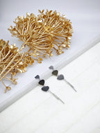 Boucles d'oreilles en acier inoxydable - ARGENT