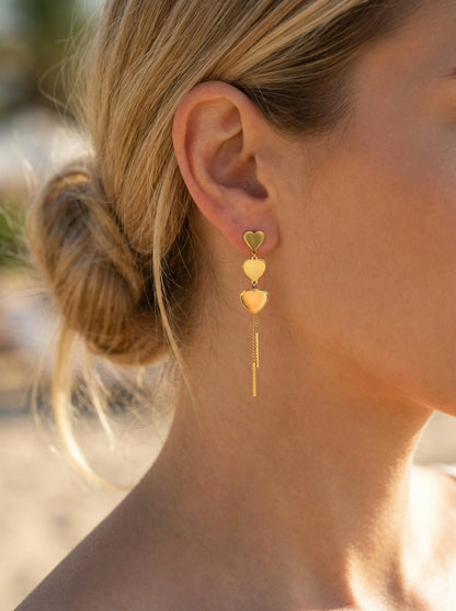Boucles d’oreilles en acier inoxydable