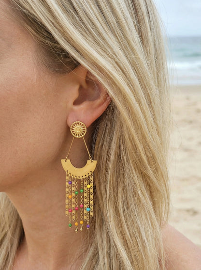 Boucles d’oreilles en acier inoxydable