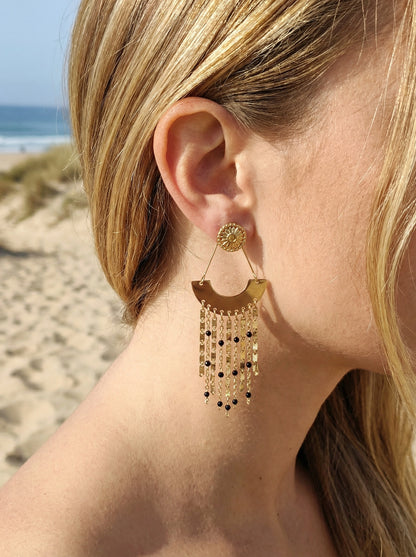 Boucles d’oreilles en acier inoxydable