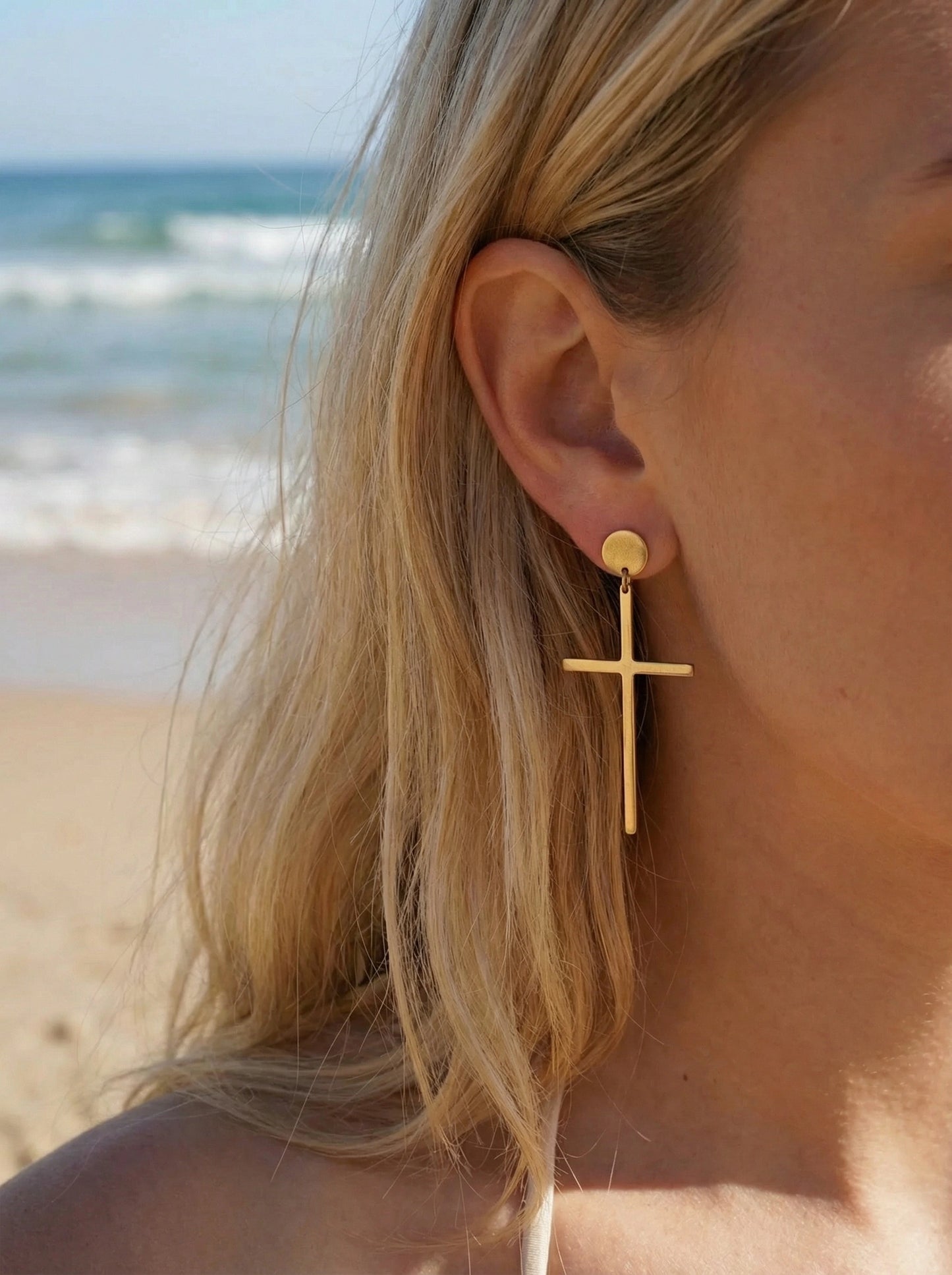 Boucles d’oreilles en acier inoxydable